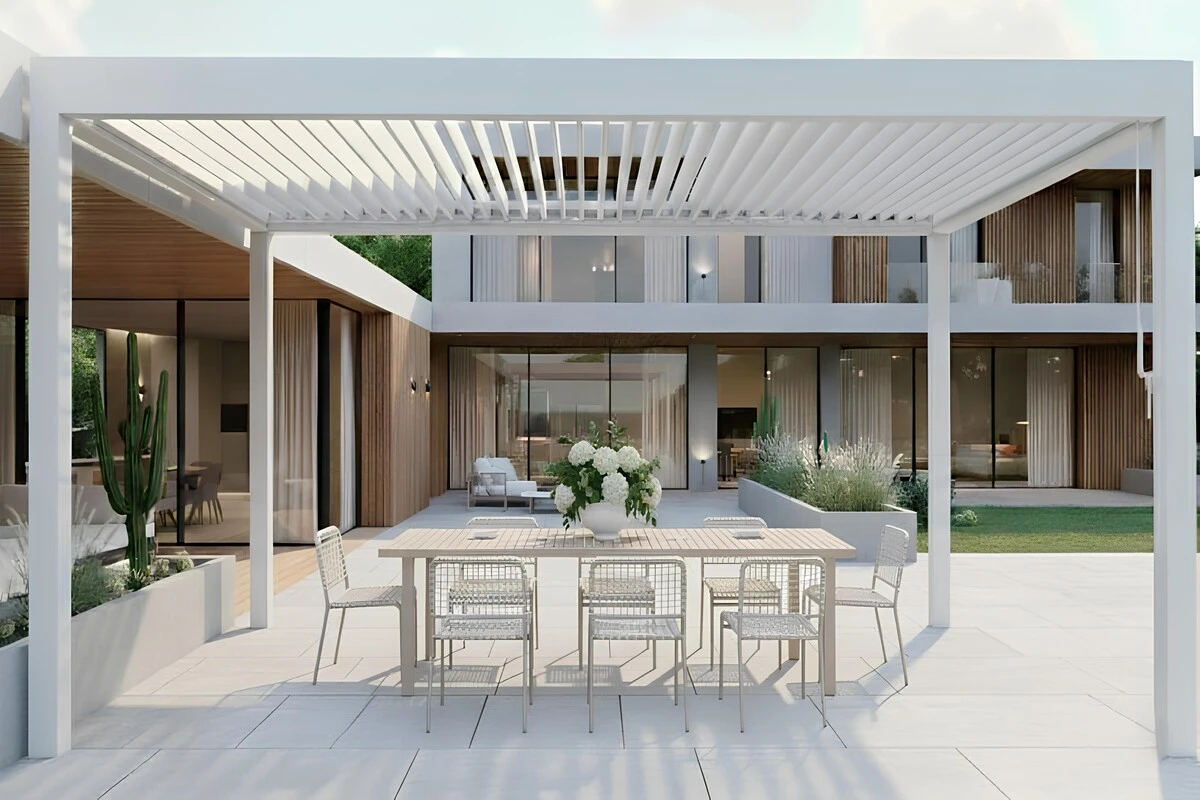 Aura Bioklimatik Pergola manuel sistem görseli